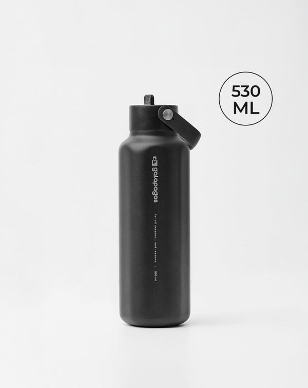 Galapagos® - Garrafa Térmica River Preta - 530ml