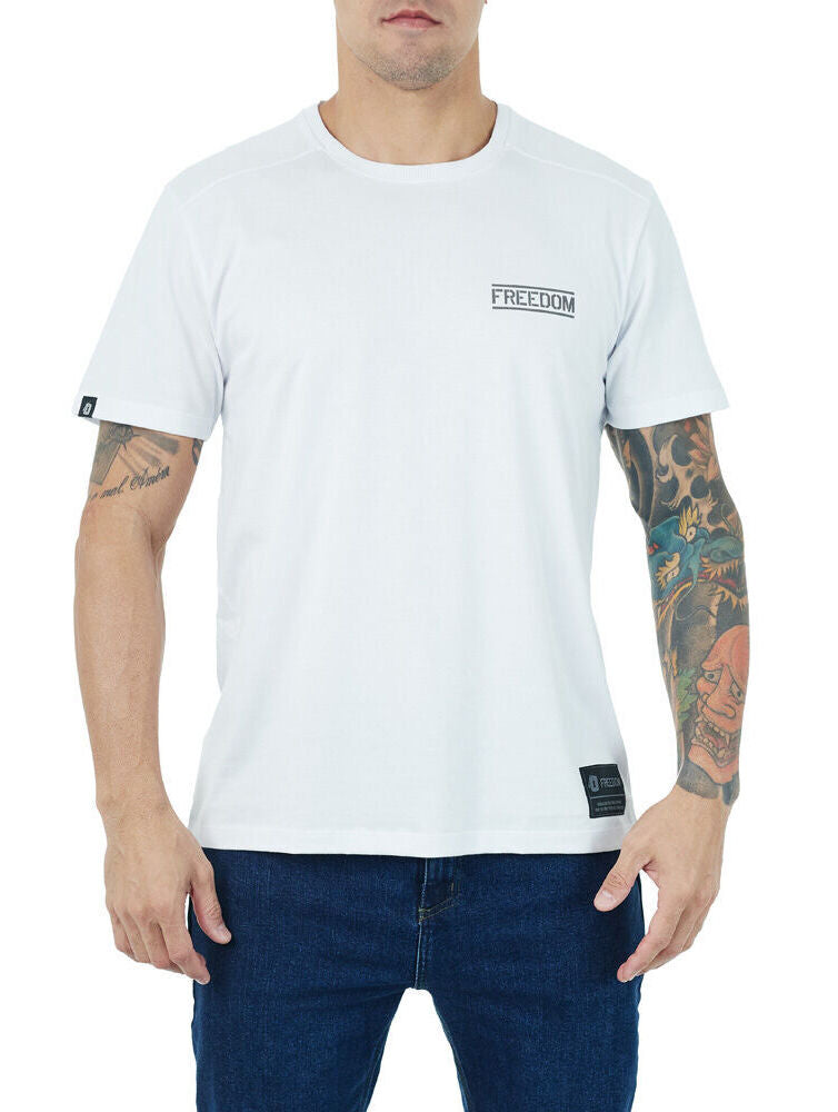 Camiseta FREEDOM Snake - Branca