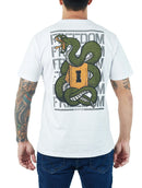 Camiseta FREEDOM Snake - Branca