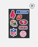 Cartela de Adesivo NFL