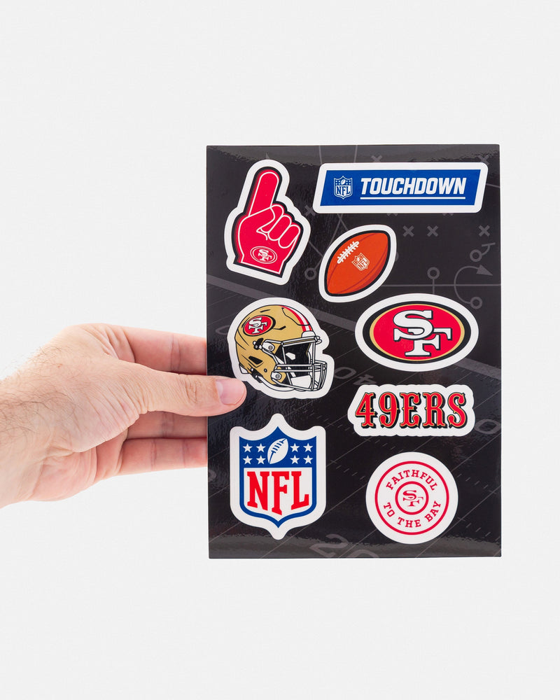 Cartela de Adesivo NFL