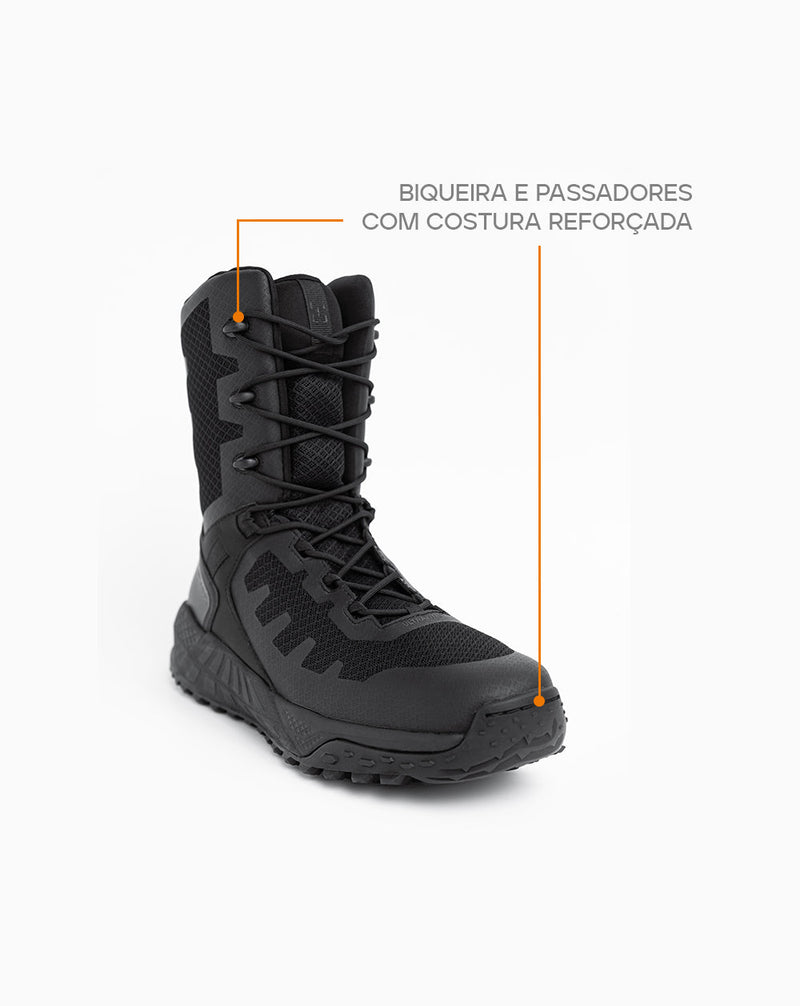 Bota Arion 2.0 8" - Preta