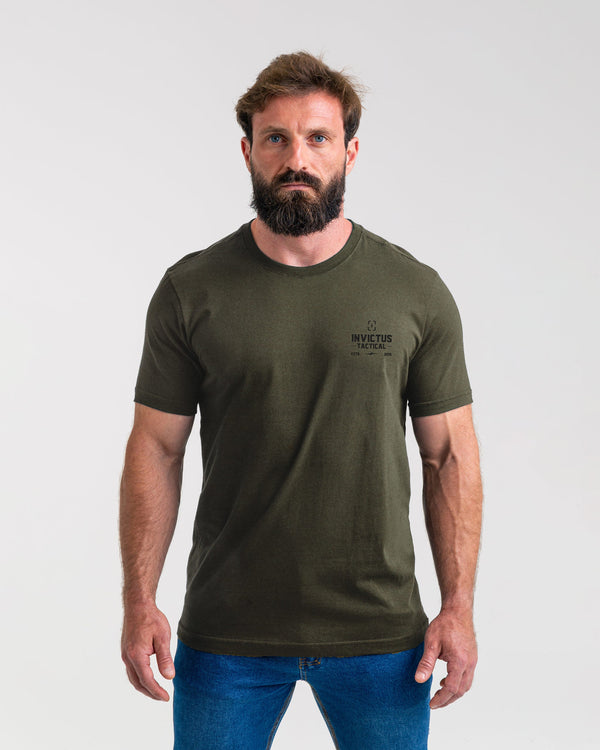 Camiseta Concept Flaming Skull - Verde