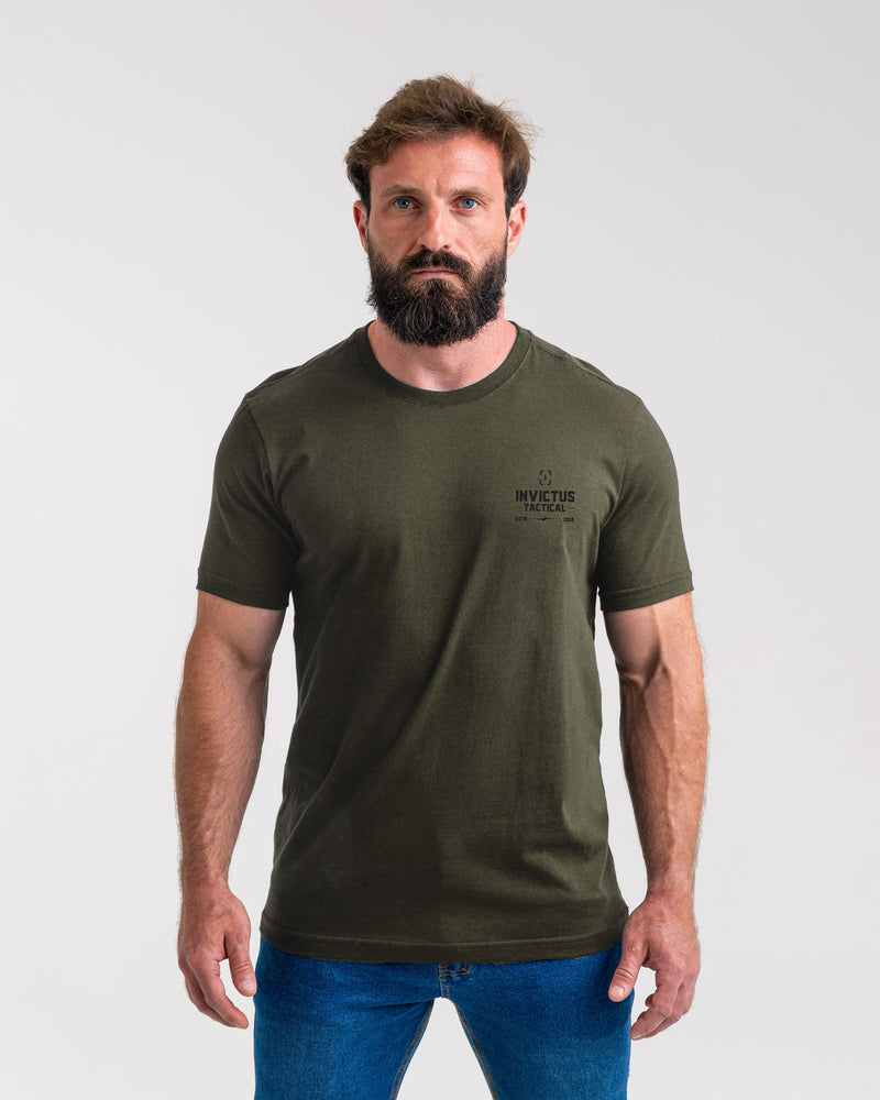 Camiseta Concept Flaming Skull - Verde