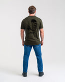 Camiseta Concept Flaming Skull - Verde