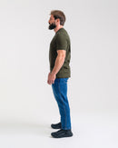 Camiseta Concept Flaming Skull - Verde