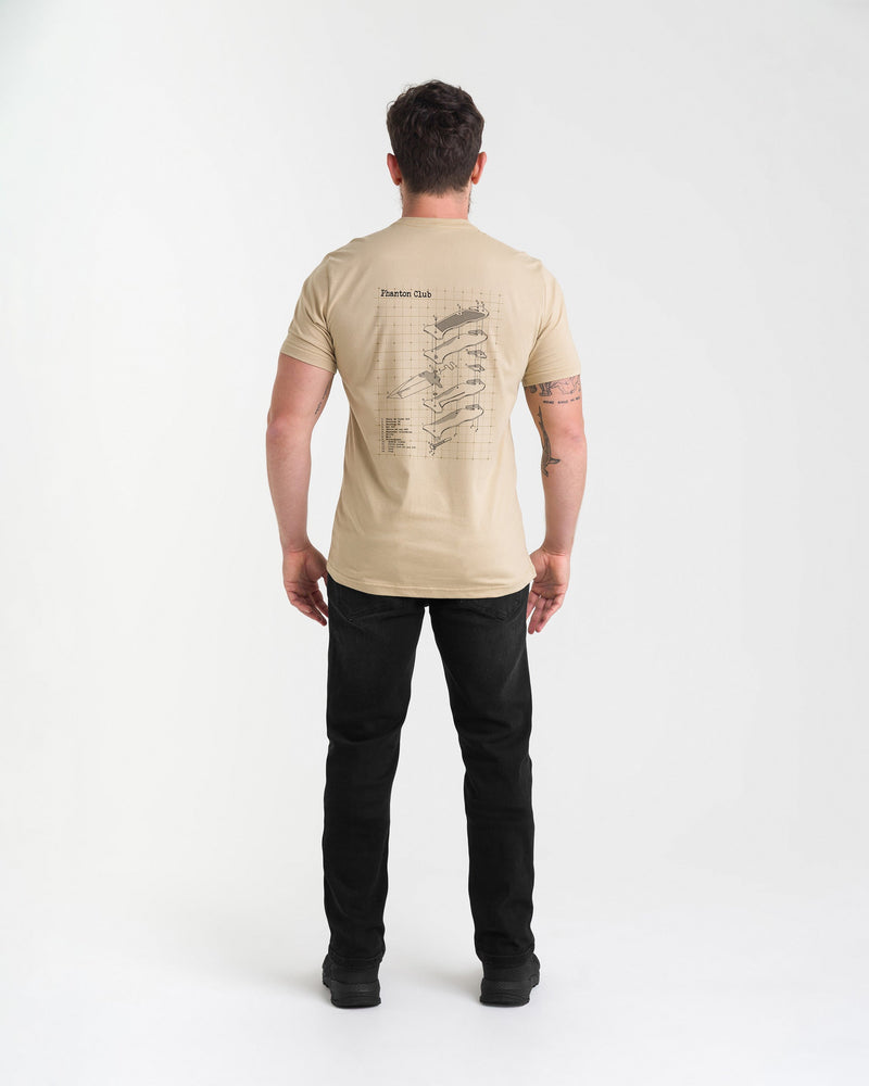 Camiseta Concept Phanton Club - Caqui