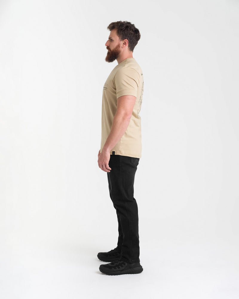 Camiseta Concept Phanton Club - Caqui