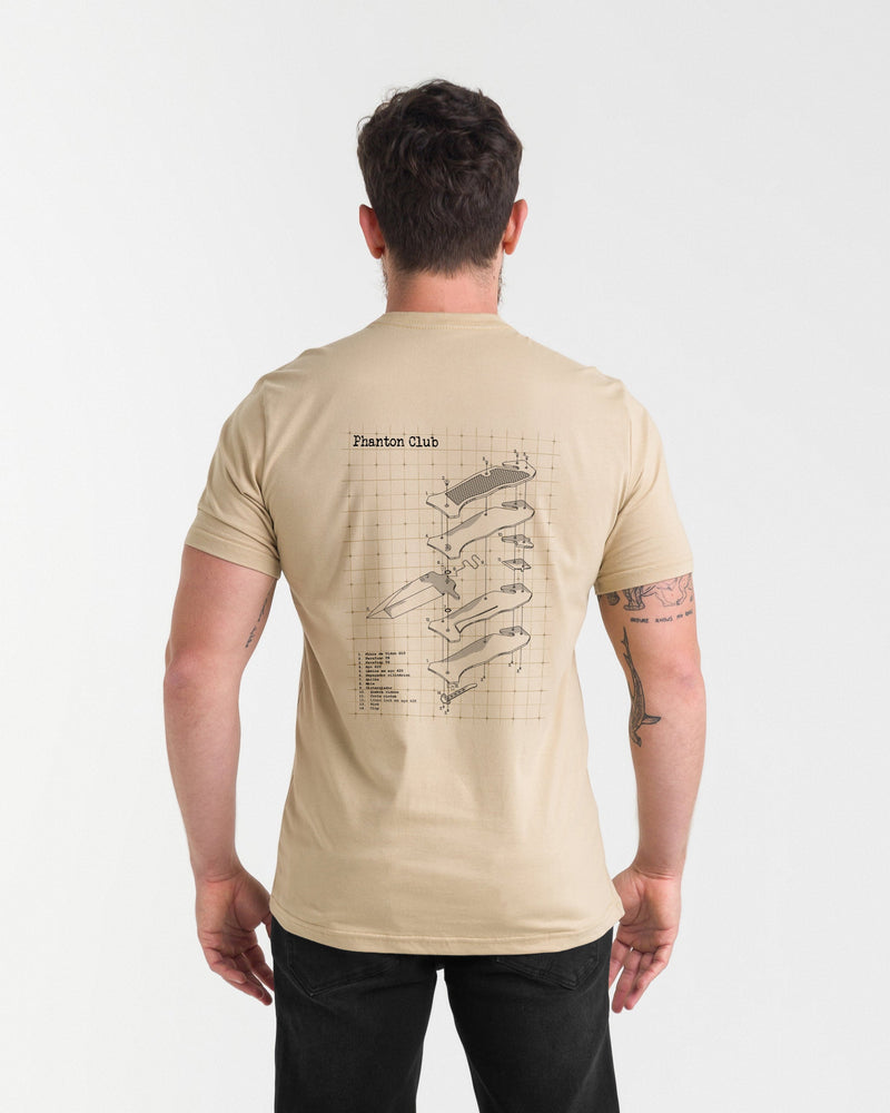 Camiseta Concept Phanton Club - Caqui