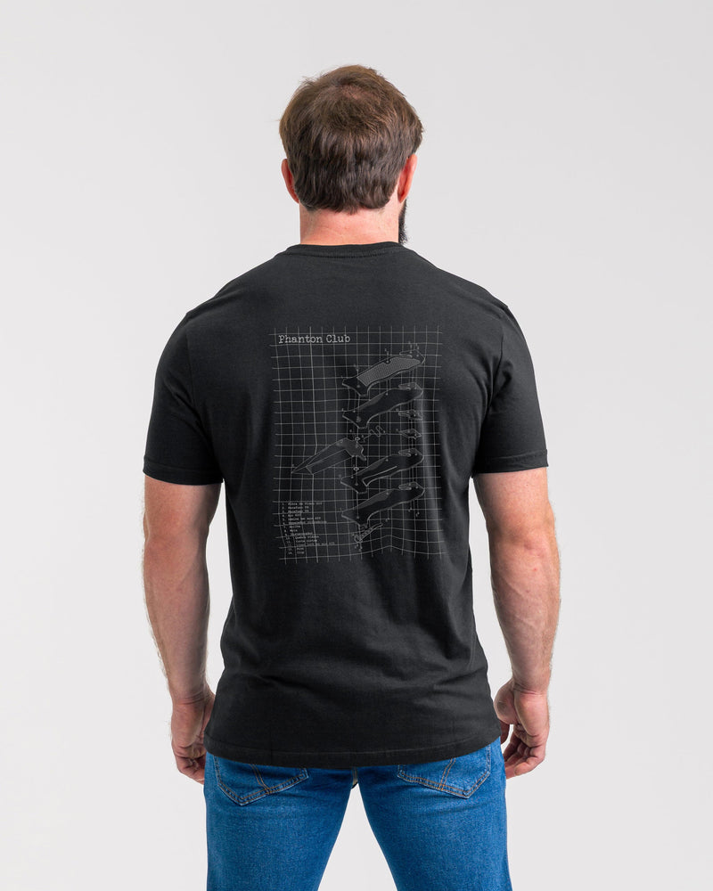 Camiseta Concept Phanton Club - Preta