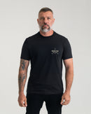 Camiseta Concept Flaming Skull - Preto