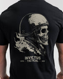Camiseta Concept Flaming Skull - Preto