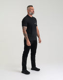 Camiseta Concept Flaming Skull - Preto