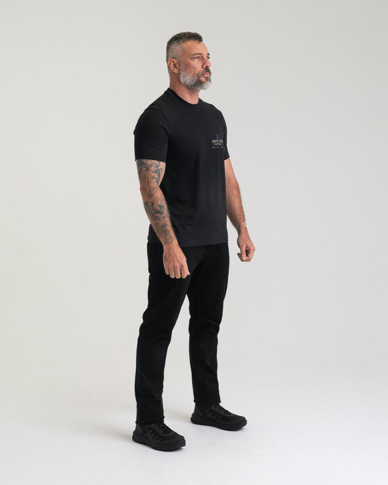 Camiseta Concept Flaming Skull - Preto