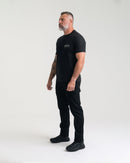 Camiseta Concept Flaming Skull - Preto