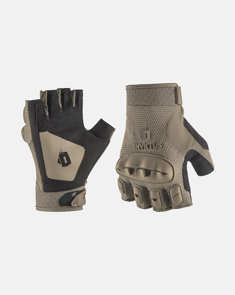 Luva Tática Meio Dedo Rocky - Desert
