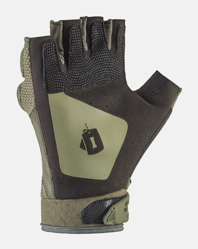 Luva Tática Meio Dedo Rocky - Verde Oliva