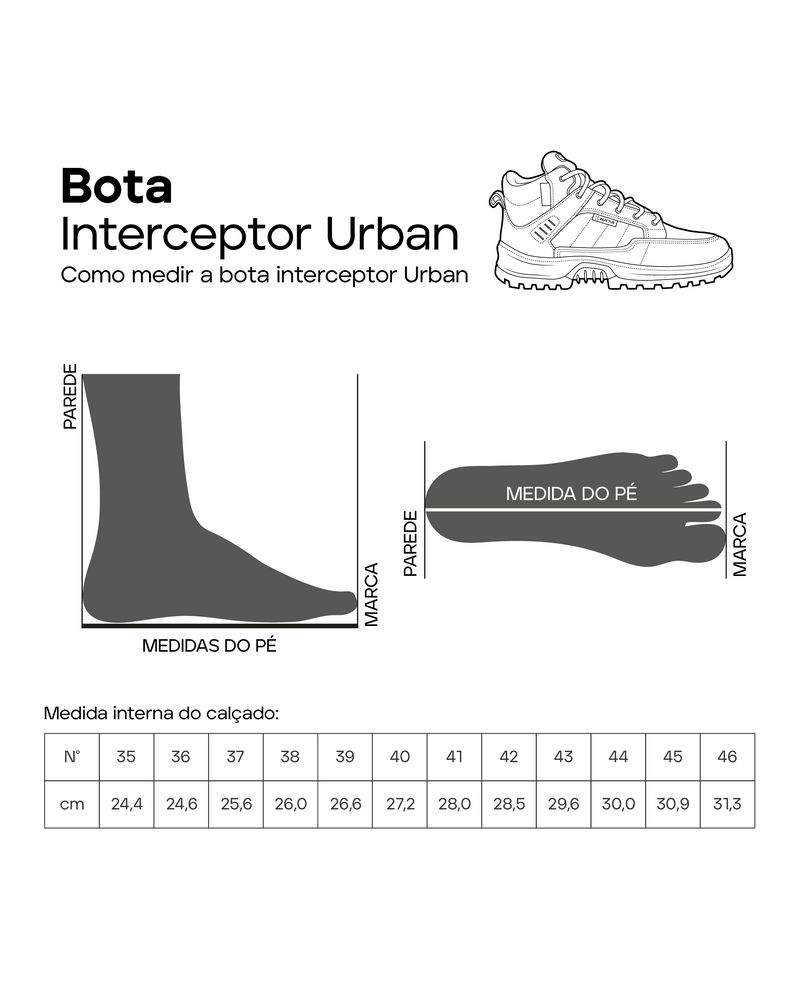 Bota Interceptor Urban - Tan