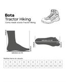 Bota Tractor Hiking - Preta