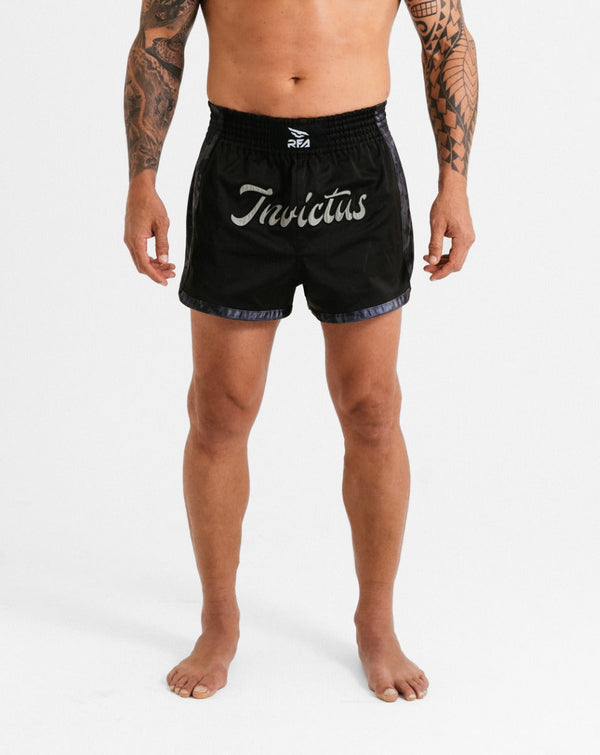 Bermuda Muay Thai Tigre RFA + INVICTUS - Preta