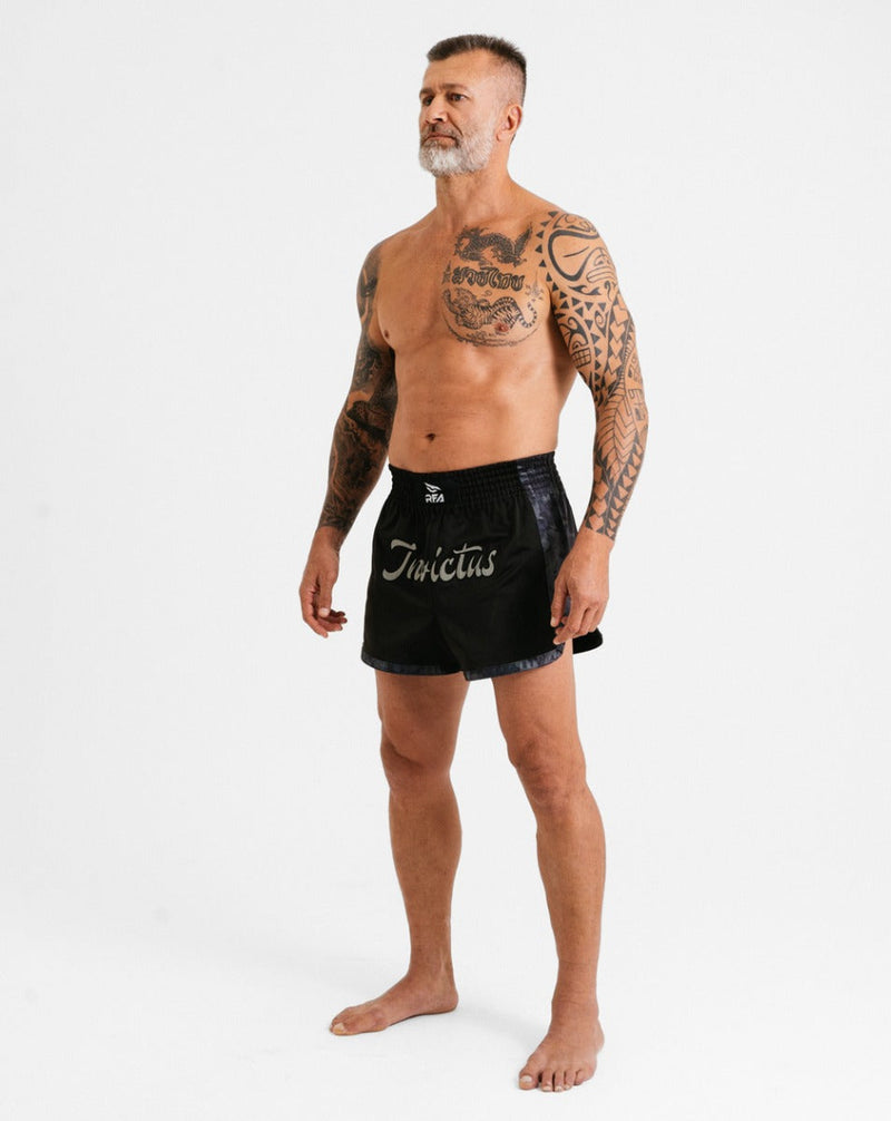 Bermuda Muay Thai Tigre RFA + INVICTUS - Preta