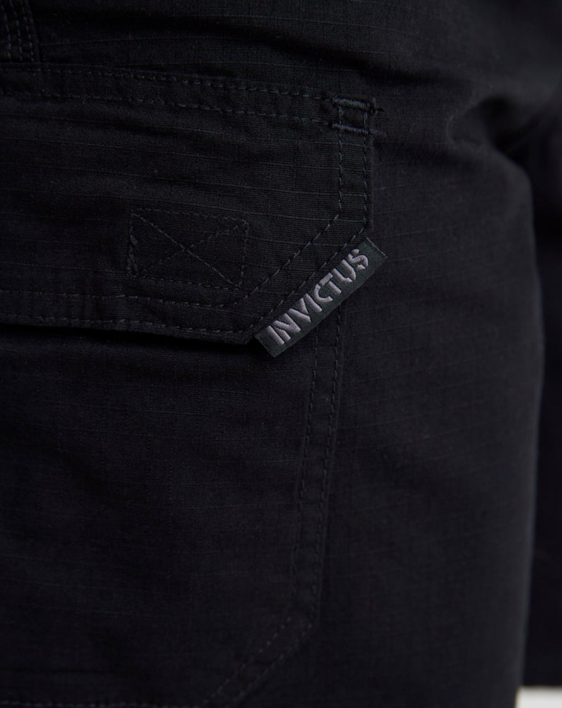 Bermuda Tática Motion Ripstop Elastano - Preta