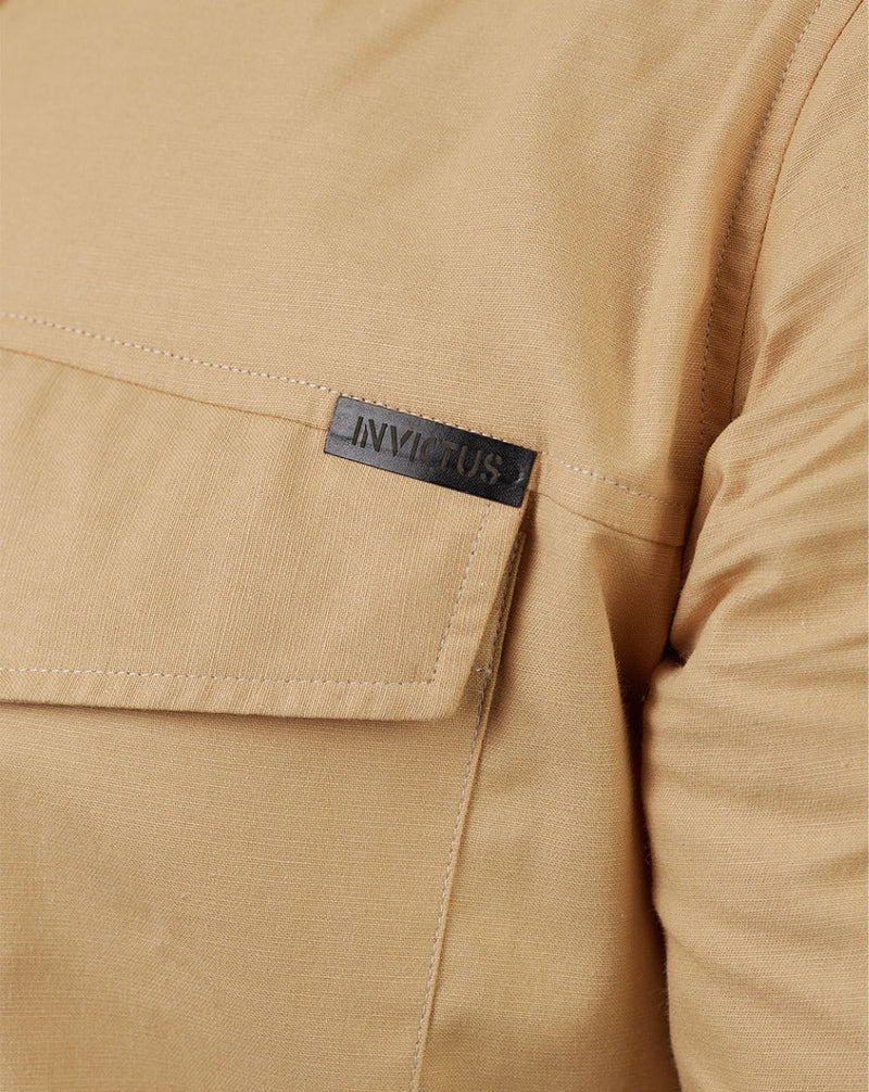 Camisa Alpha INVICTUS - Caqui