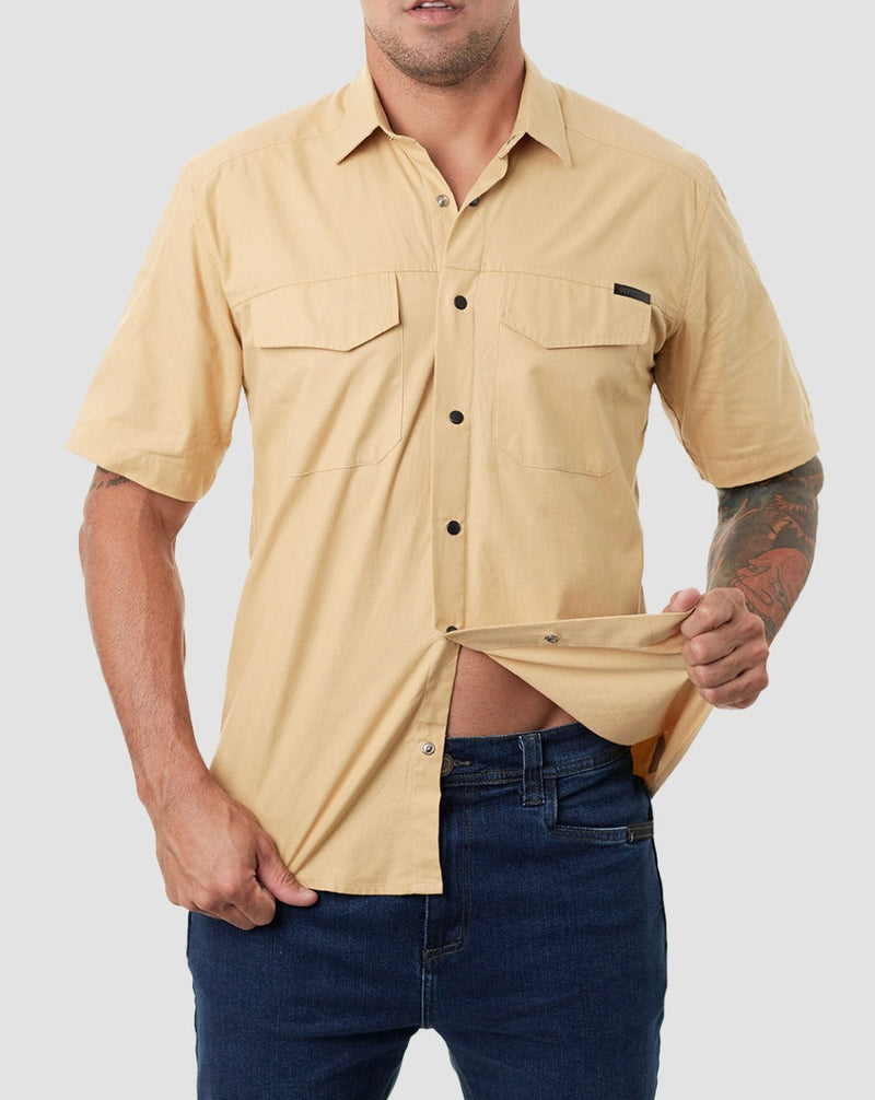 Camisa Alpha INVICTUS - Caqui