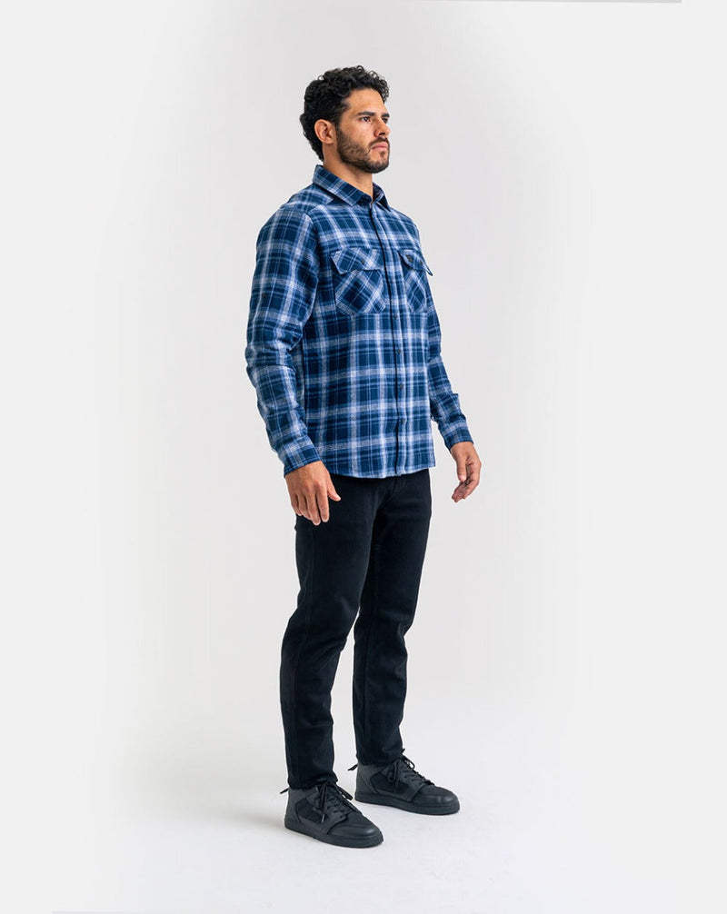 Camisa Lumberjack Relief - Azul