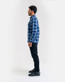 Camisa Lumberjack Relief - Azul