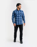 Camisa Lumberjack Relief - Azul