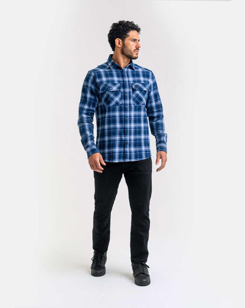 Camisa Lumberjack Relief - Azul