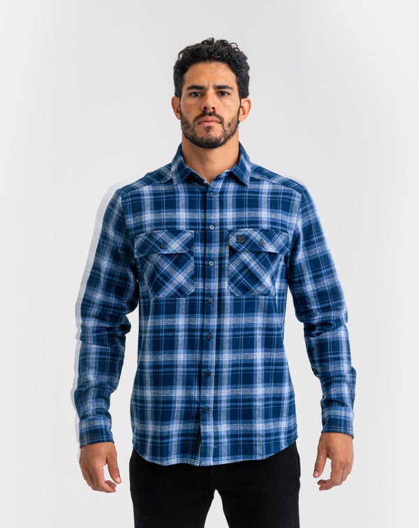 Camisa Lumberjack Relief - Azul