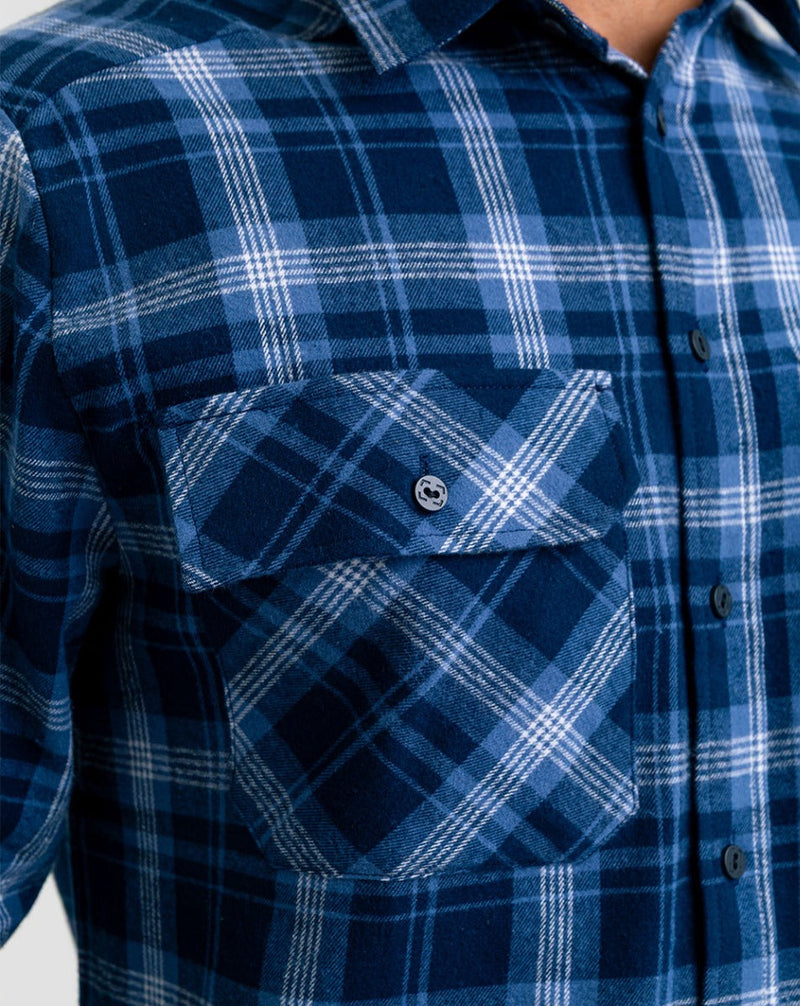 Camisa Lumberjack Relief - Azul