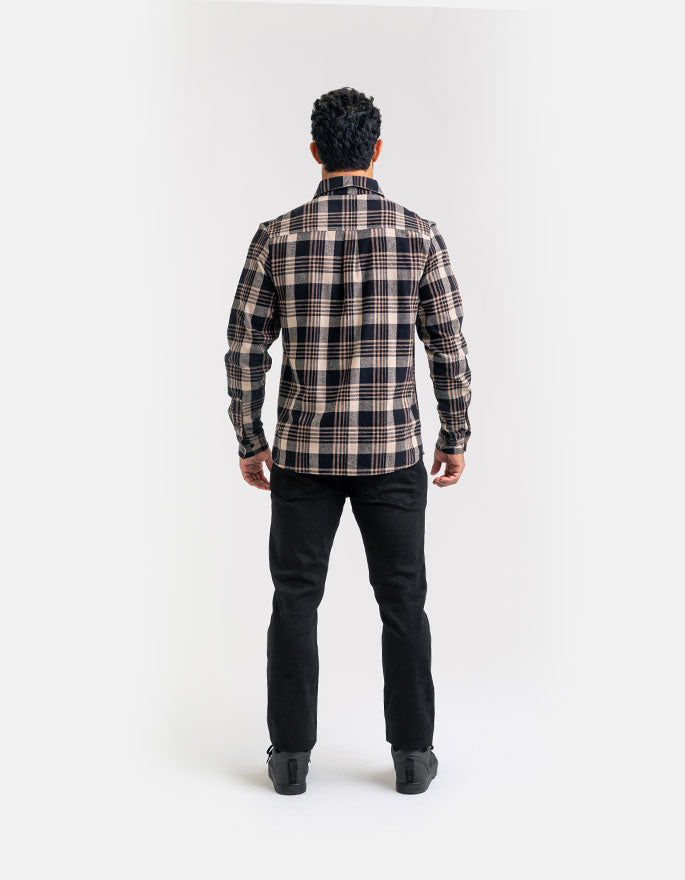 Camisa Lumberjack Relief - Caqui