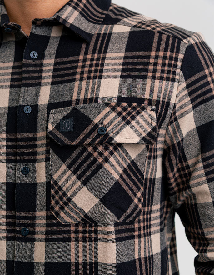 Camisa Lumberjack Relief - Caqui