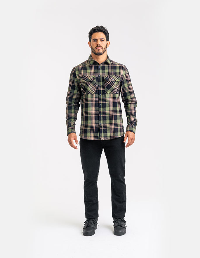 Camisa Lumberjack Relief - Verde