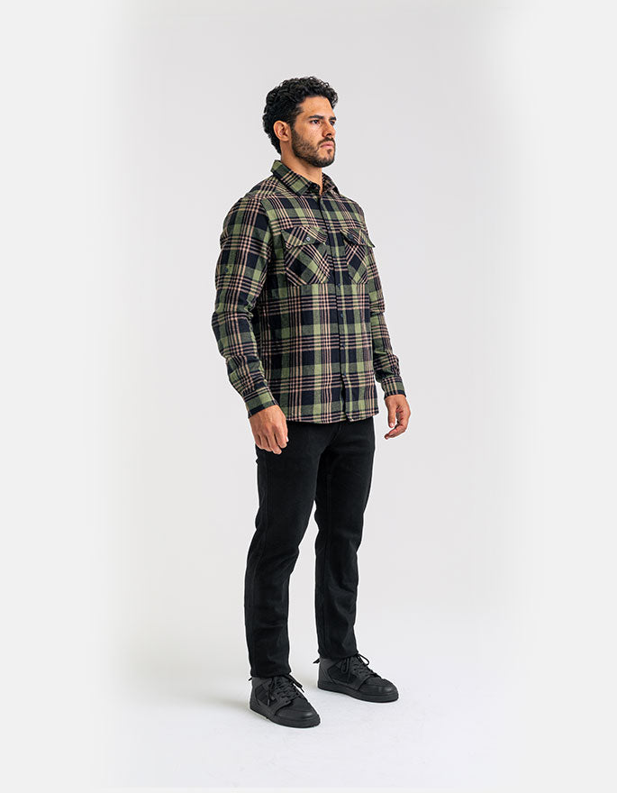 Camisa Lumberjack Relief - Verde