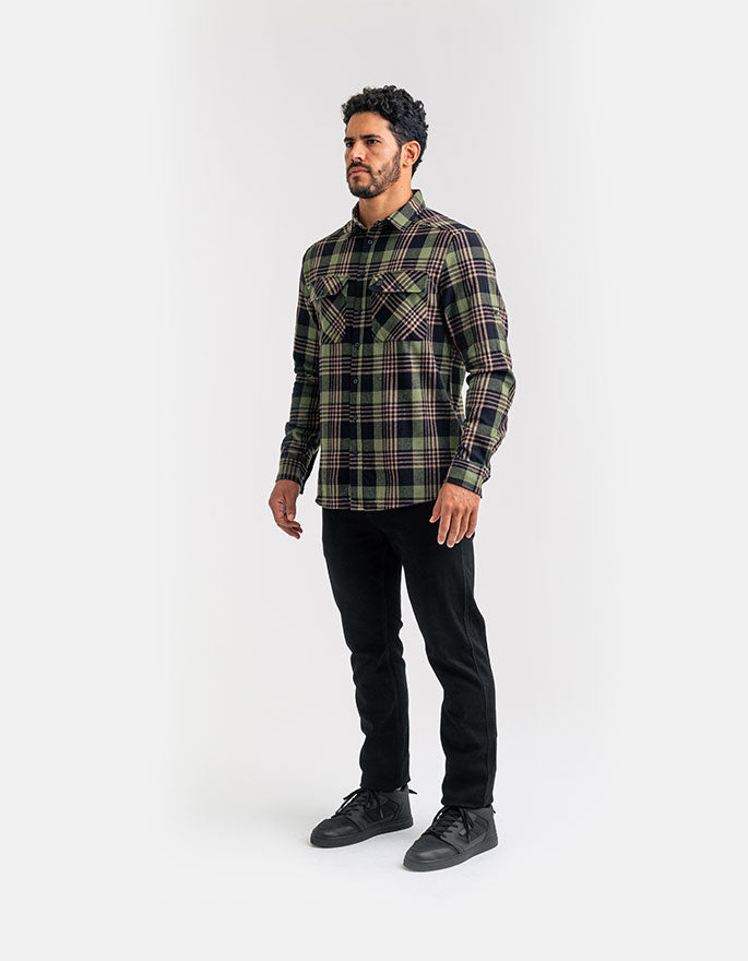 Camisa Lumberjack Relief - Verde