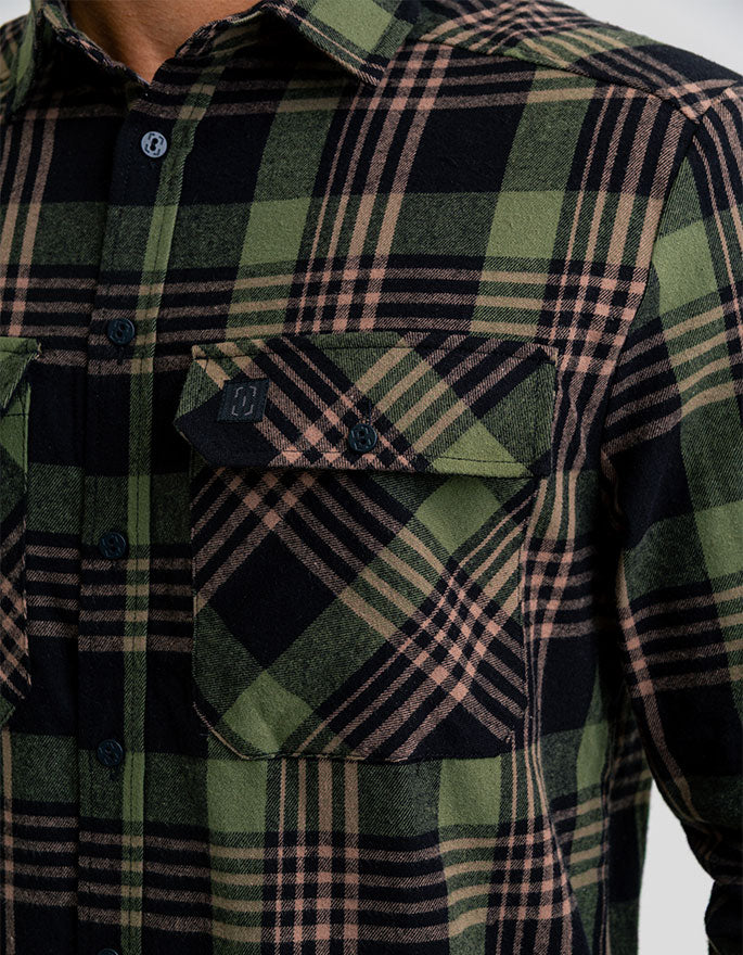 Camisa Lumberjack Relief - Verde