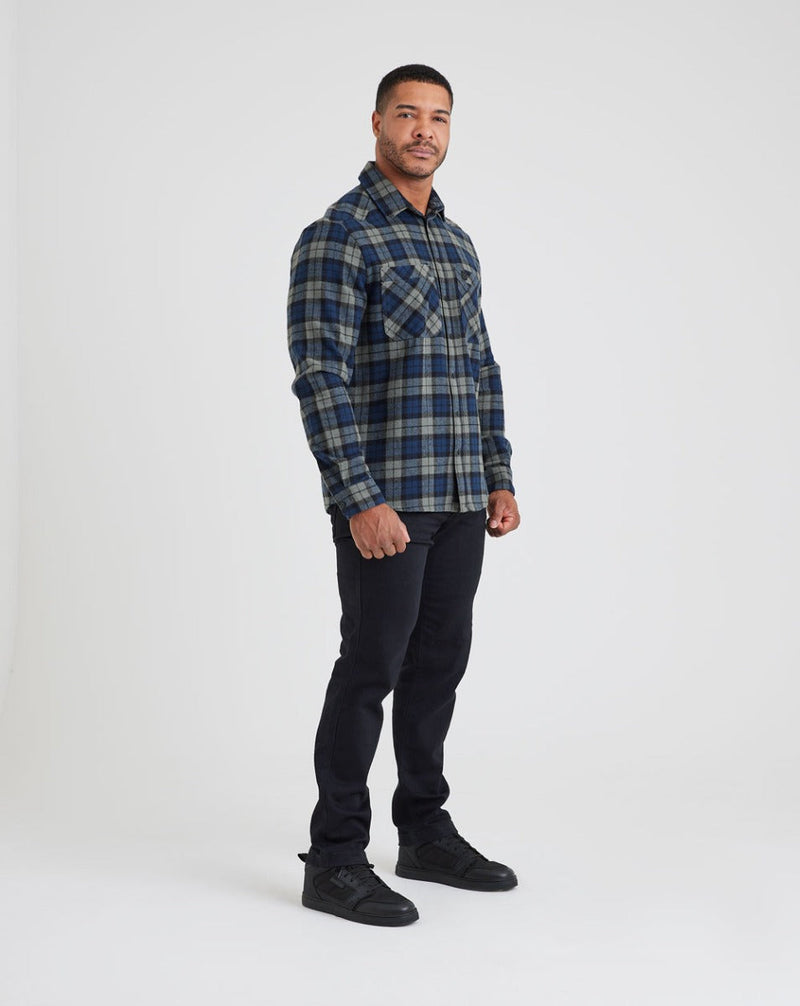 Camisa de flanela xadrez Lumberjack QAP - Verde