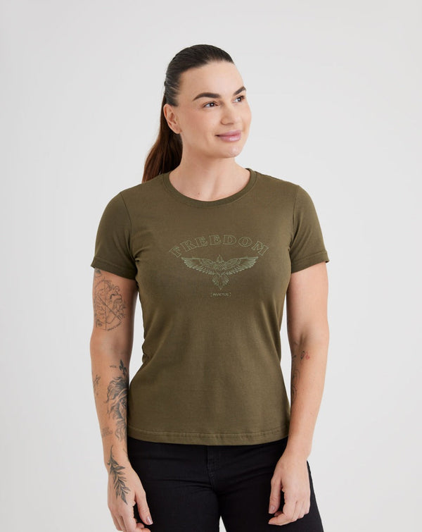 Camiseta Concept Feminina Freedom - Verde