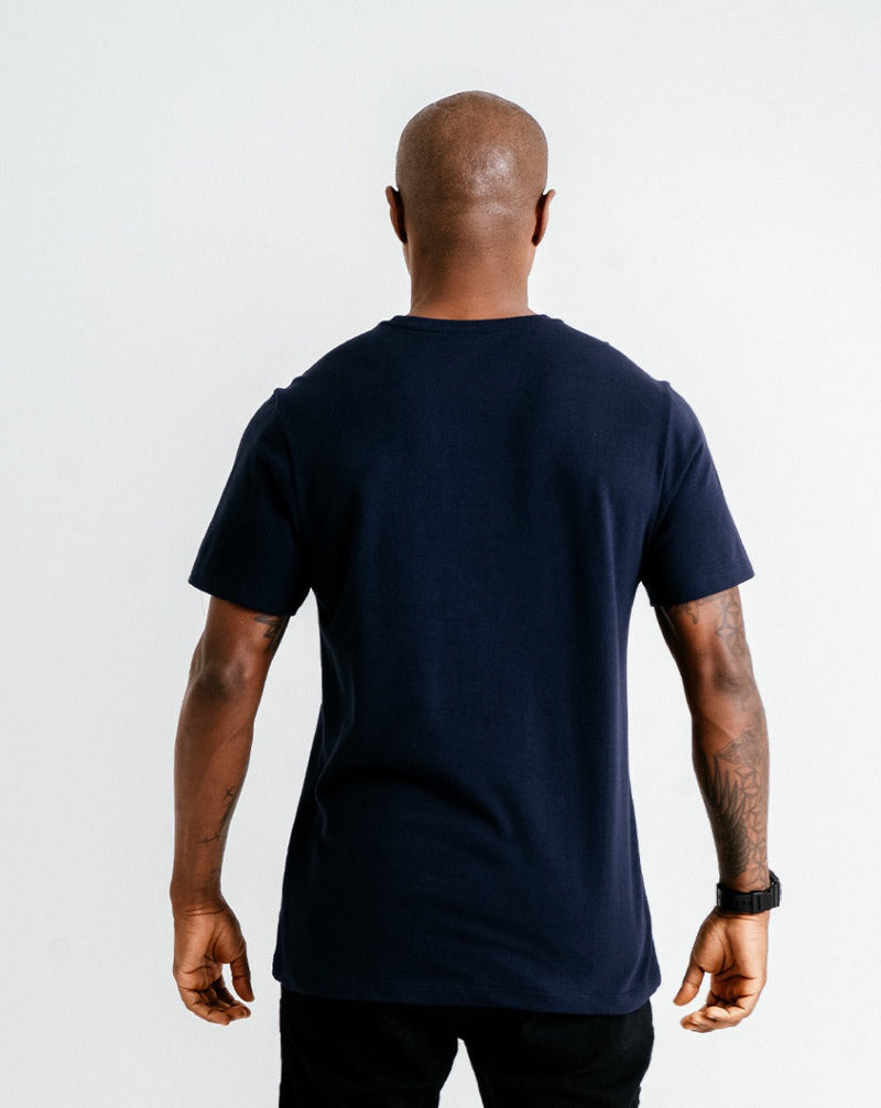 Camiseta Piquet Comfort - Azul