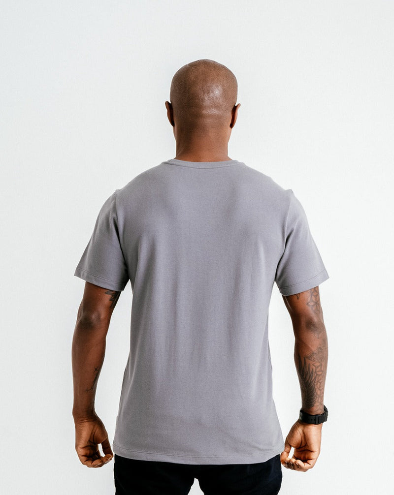 Camiseta Piquet Comfort - Cinza