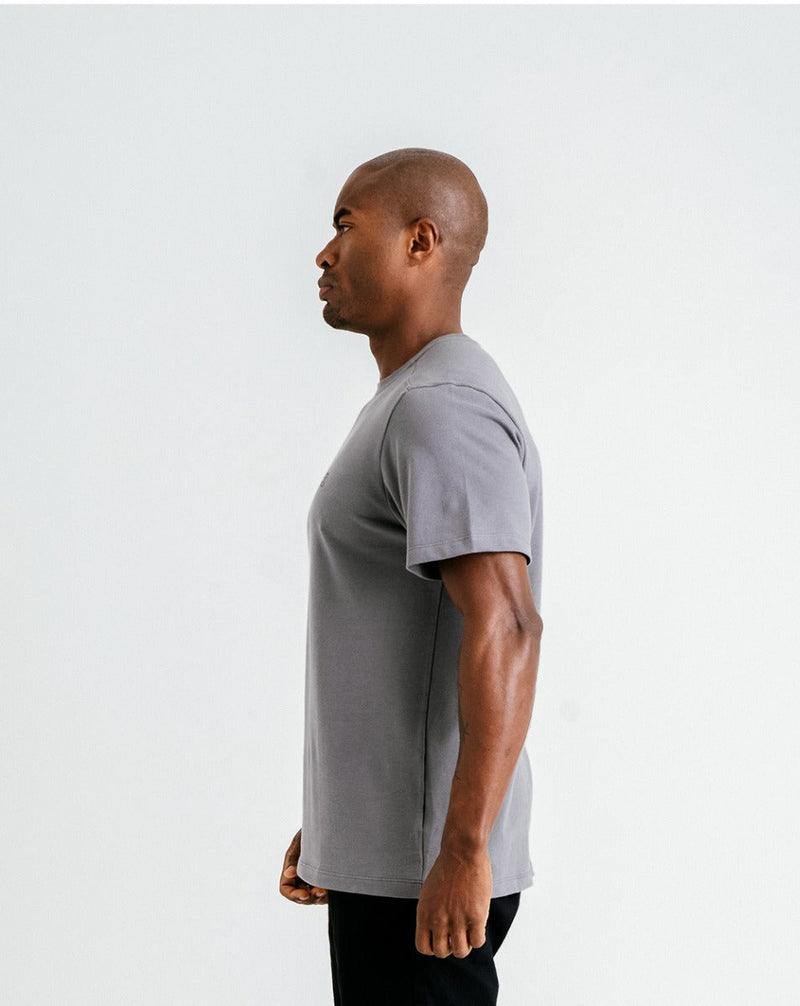 Camiseta Piquet Comfort - Cinza