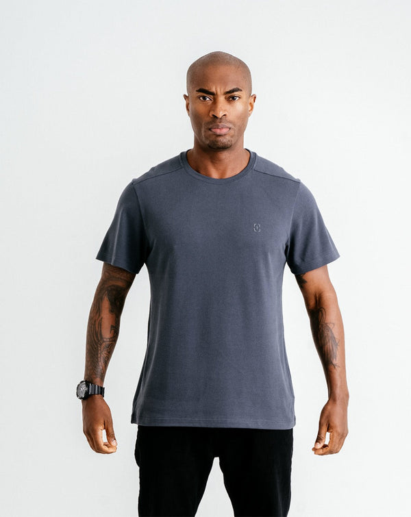 Camiseta Piquet Comfort - Grafite