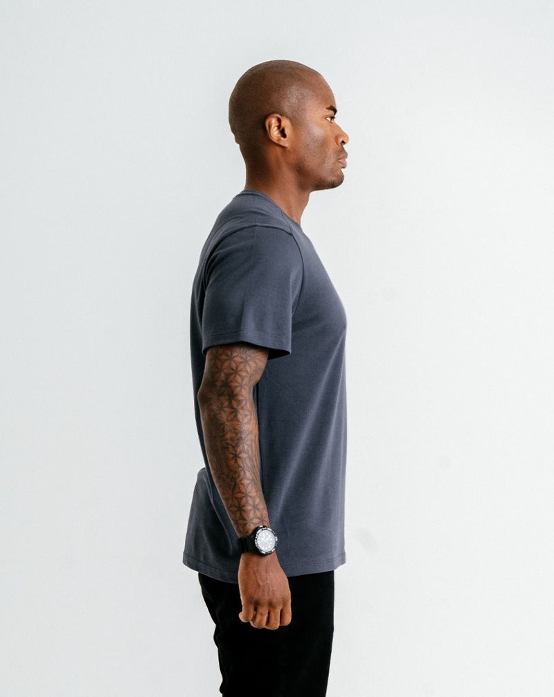 Camiseta Piquet Comfort - Grafite