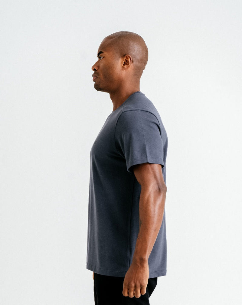 Camiseta Piquet Comfort - Grafite