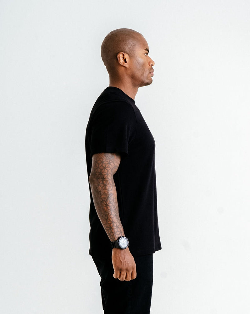 Camiseta Piquet Comfort - Preta