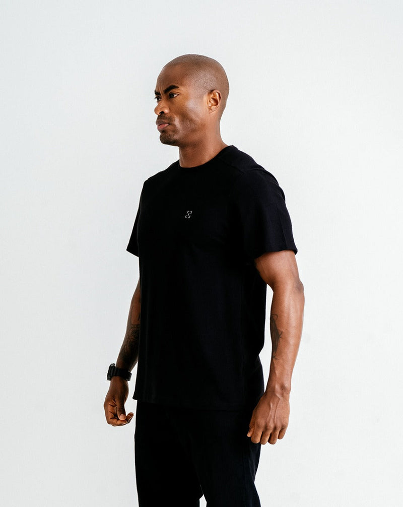 Camiseta Piquet Comfort - Preta